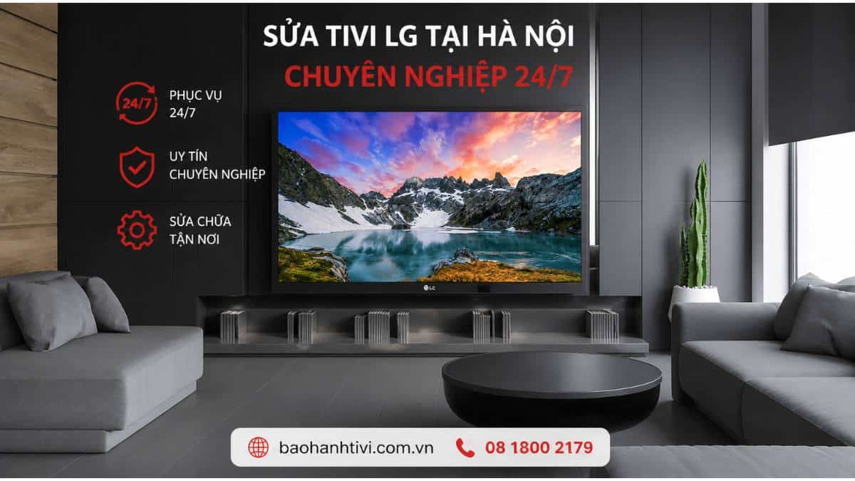 Sửa Tivi LG Tại Hà Nội Uy Tín – Chuyên Nghiệp 24/7 | Gọi 08 1800 2179