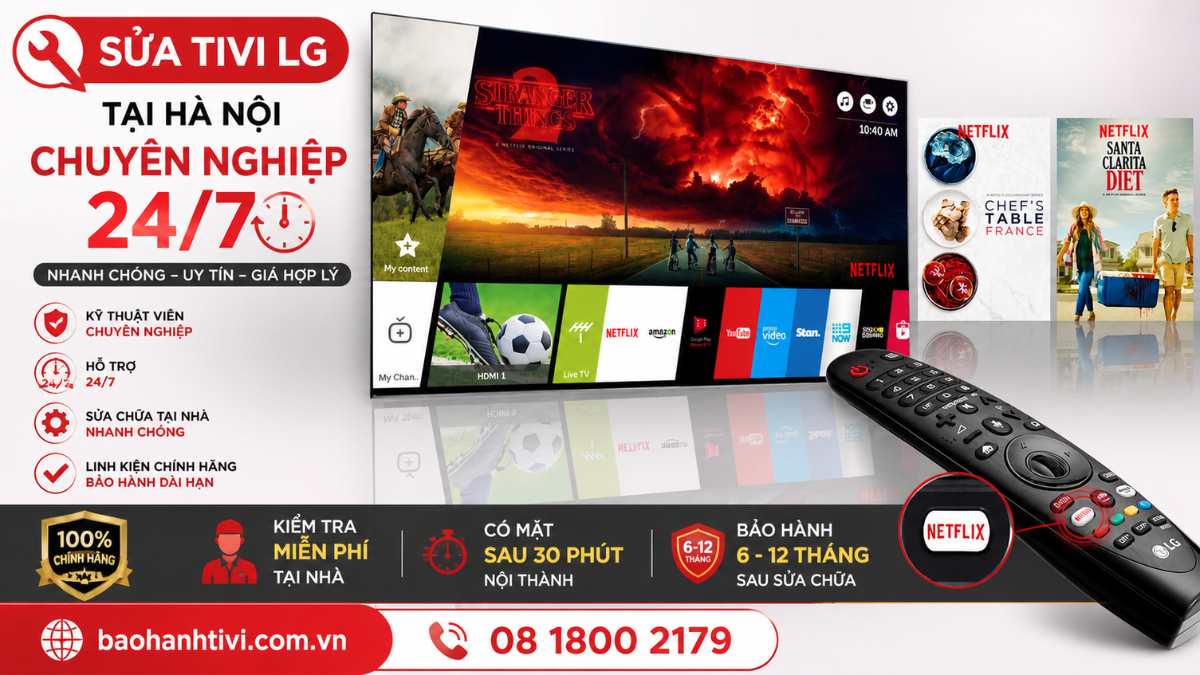 Vì Sao Nên Chọn Dịch Vụ Sửa Tivi LG Tại baohanhtivi.com.vn?
